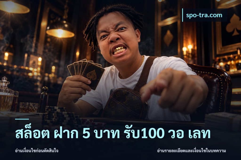 สล็อต ฝาก 5 บาท รับ100 วอ เลท