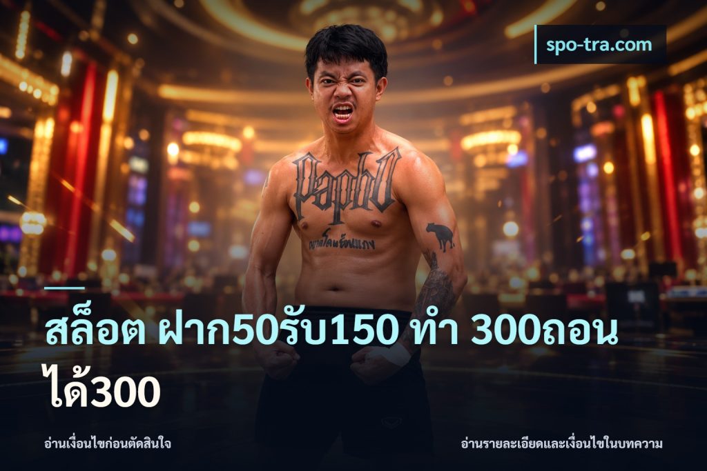 สล็อต ฝาก50รับ150 ทํา 300ถอนได้300