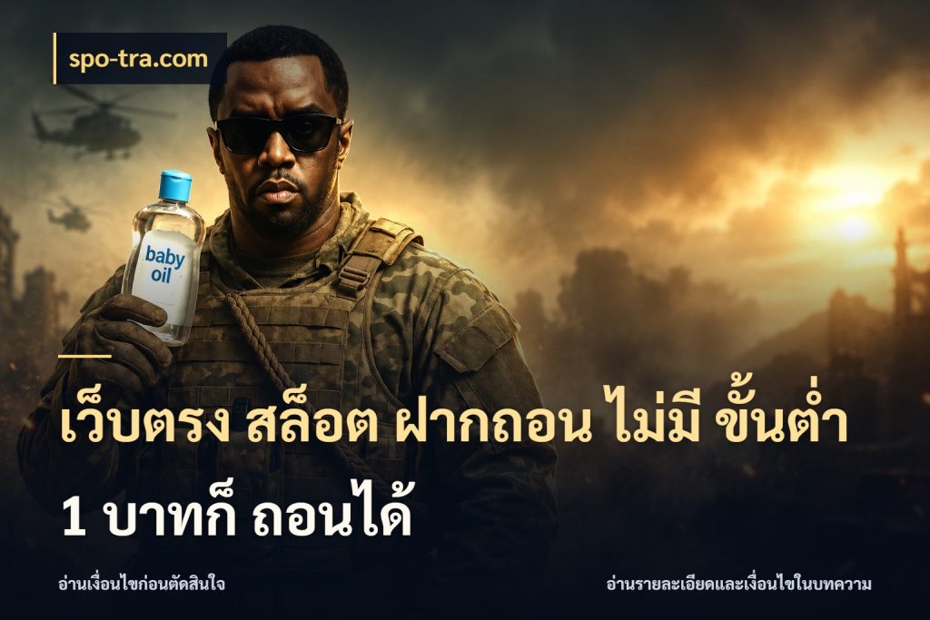 เว็บตรง สล็อต ฝากถอน ไม่มี ขั้นต่ำ 1 บาทก็ ถอนได้ จำนวนเริ่มต้นกับรายละเอียดที่สายเกมสนใจ สไตล์ spo-tra.com