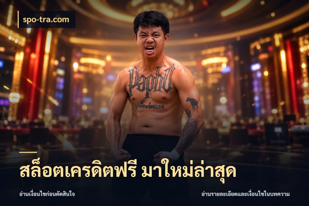 สล็อตเครดิตฟรี มาใหม่ล่าสุด เลือกสไตล์ความสนุกจากรูปแบบเครดิต ในมุม spo-tra.com