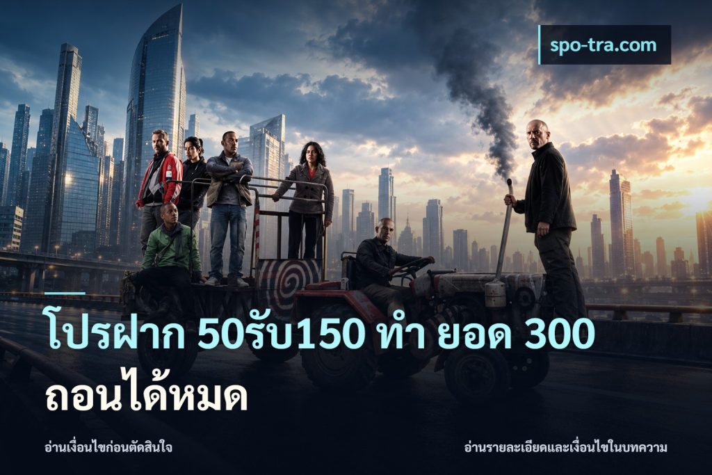 โปรฝาก 50รับ150 ทํา ยอด 300 ถอนได้หมด
