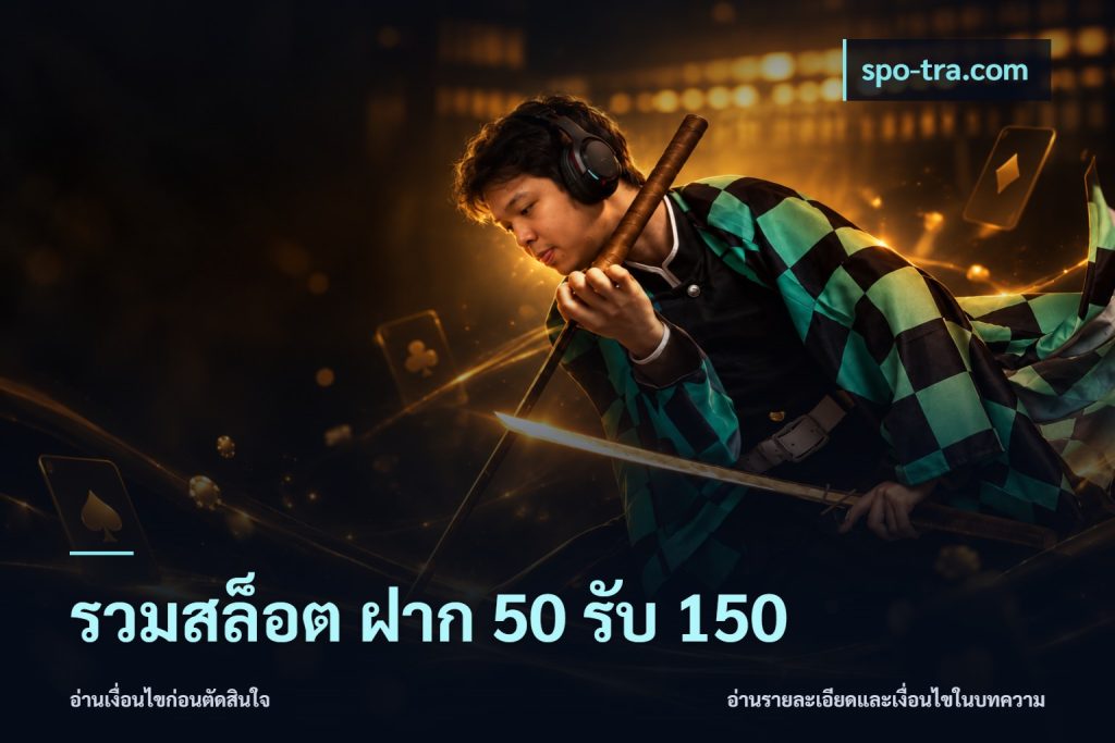 รวมสล็อต ฝาก 50 รับ 150