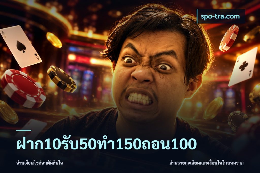 ฝาก10รับ50ทํา150ถอน100