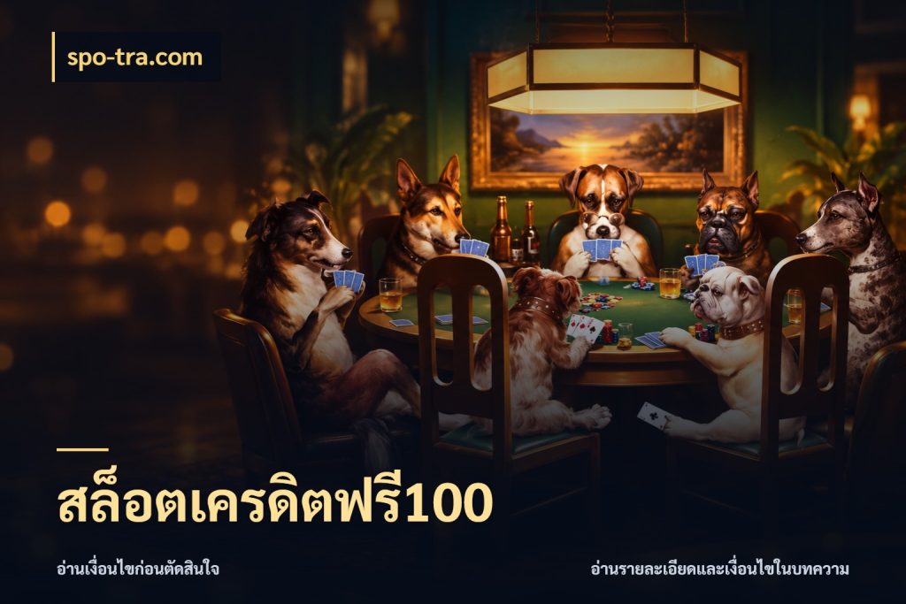สล็อตเครดิตฟรี100 เลือกสไตล์ความสนุกจากรูปแบบเครดิต กับ spo-tra.com