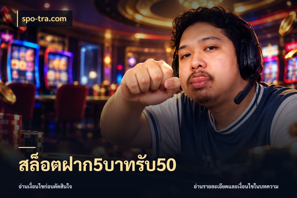 สล็อตฝาก5บาทรับ50 จุดเด่นของเครดิตที่คนชอบเกมอยากรู้ สไตล์ spo-tra.com