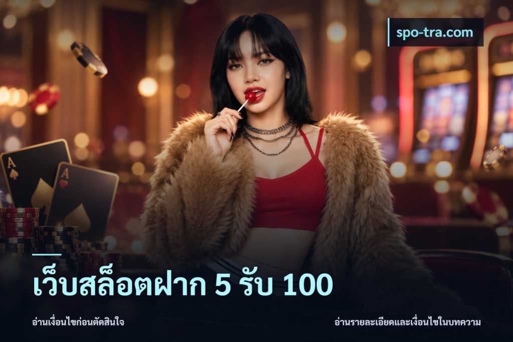เว็บสล็อตฝาก 5 รับ 100