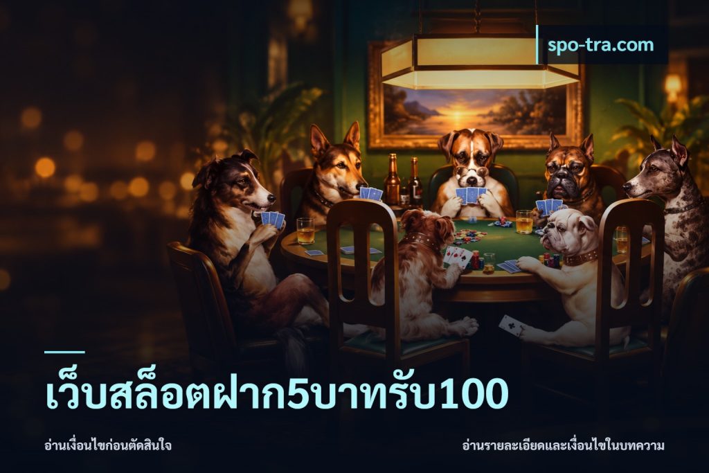 เว็บสล็อตฝาก5บาทรับ100