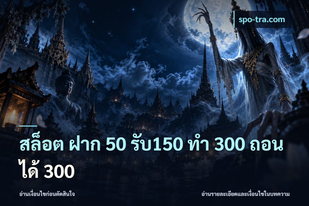 สล็อต ฝาก 50 รับ150 ทํา 300 ถอนได้ 300
