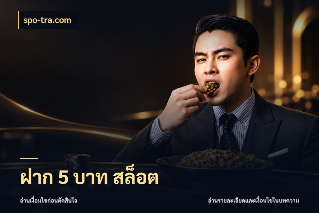 ฝาก 5 บาท สล็อต จำนวนเริ่มต้นกับสไตล์เกมที่ชอบ ในมุม spo-tra.com