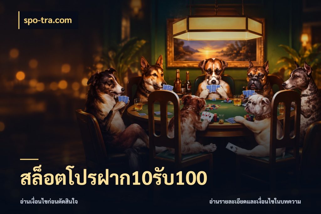 สล็อตโปรฝาก10รับ100 โปรกับเกมที่ชอบเลือกให้ตรงสไตล์ สไตล์ spo-tra.com