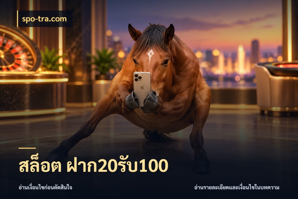 สล็อต ฝาก20รับ100 เปิดมุมโปรให้เข้ากับเกมแนวโปรด ในมุม spo-tra.com