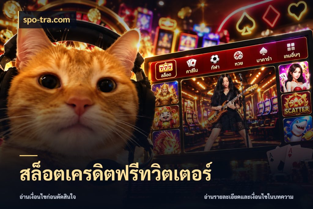 สล็อตเครดิตฟรีทวิตเตอร์ spo-tra.com เครดิตฟรีในมุมที่สายโบนัสสนใจ