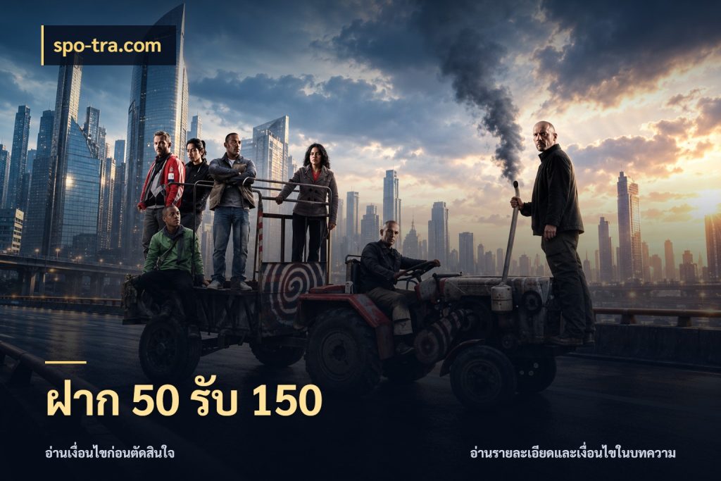 ฝาก 50 รับ 150 เครดิตกับรูปแบบโปรที่ตรงใจ กับ spo-tra.com