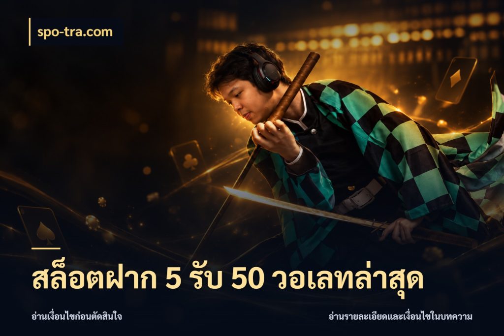 สล็อตฝาก 5 รับ 50 วอเลทล่าสุด spo-tra.com สายโบนัสเลือกจังหวะสนุกได้อย่างไร