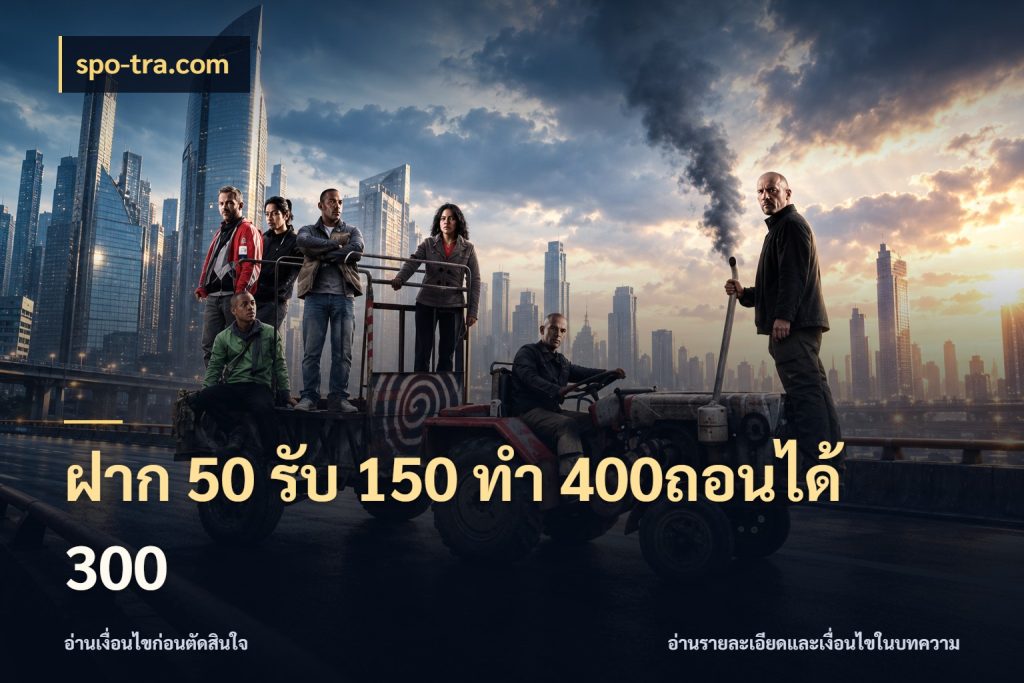ฝาก 50 รับ 150 ทํา 400ถอนได้ 300 spo-tra.com โปรยอดรับที่สายเกมสนใจ