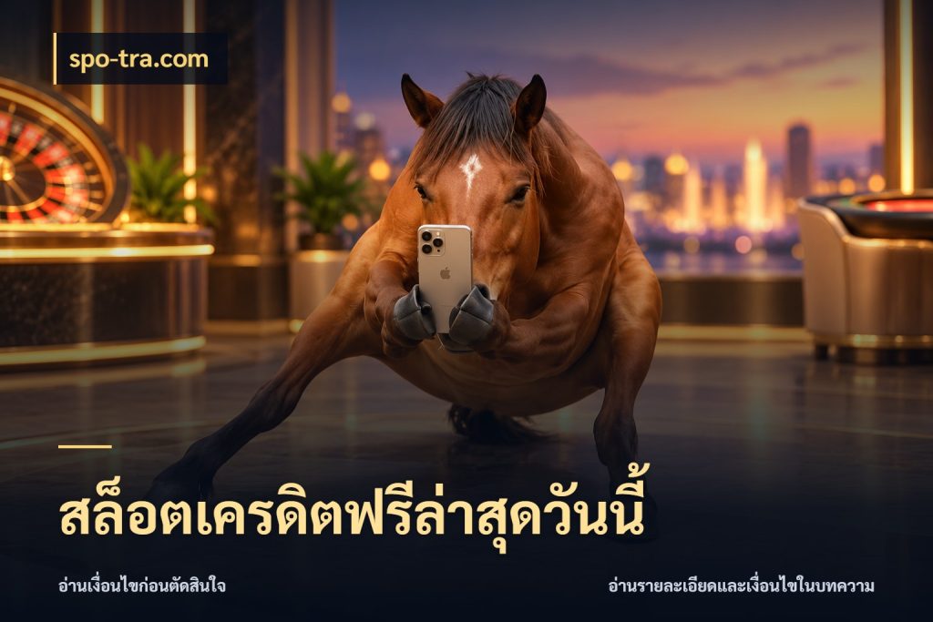 สล็อตเครดิตฟรีล่าสุดวันนี้ spo-tra.com เครดิตแต่ละรูปแบบมีมุมไหนให้ดู