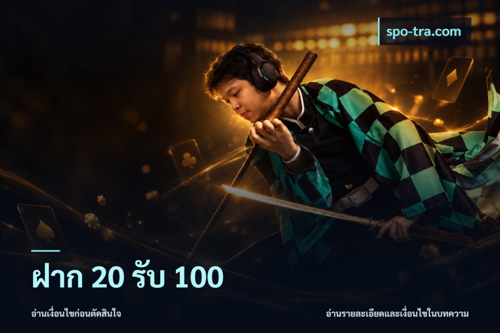 ฝาก 20 รับ 100