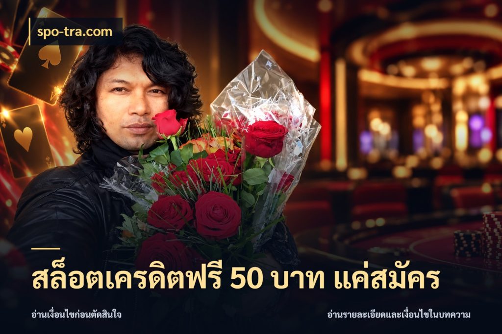 สล็อตเครดิตฟรี 50 บาท แค่สมัคร spo-tra.com รู้จักยอดและขอบเขตของเครดิตฟรี