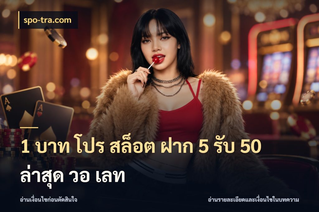 1 บาท โปร สล็อต ฝาก 5 รับ 50 ล่าสุด วอ เลท spo-tra.com รูปแบบโบนัสกับสิทธิ์ของสายเกม