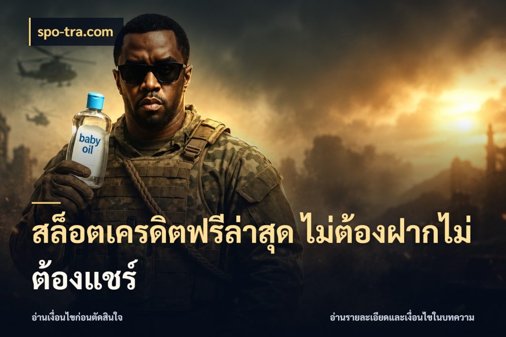 สล็อตเครดิตฟรีล่าสุด ไม่ต้องฝากไม่ต้องแชร์ สายโบนัสเลือกมุมเครดิตให้ตรงสไตล์ กับ spo-tra.com