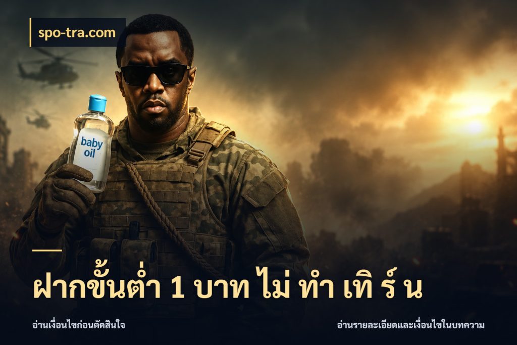 ฝากขั้นต่ำ 1 บาท ไม่ ทำ เทิ ร์ น มุมสนุกของคนที่กำหนดขอบเขตตัวเอง ในมุม spo-tra.com