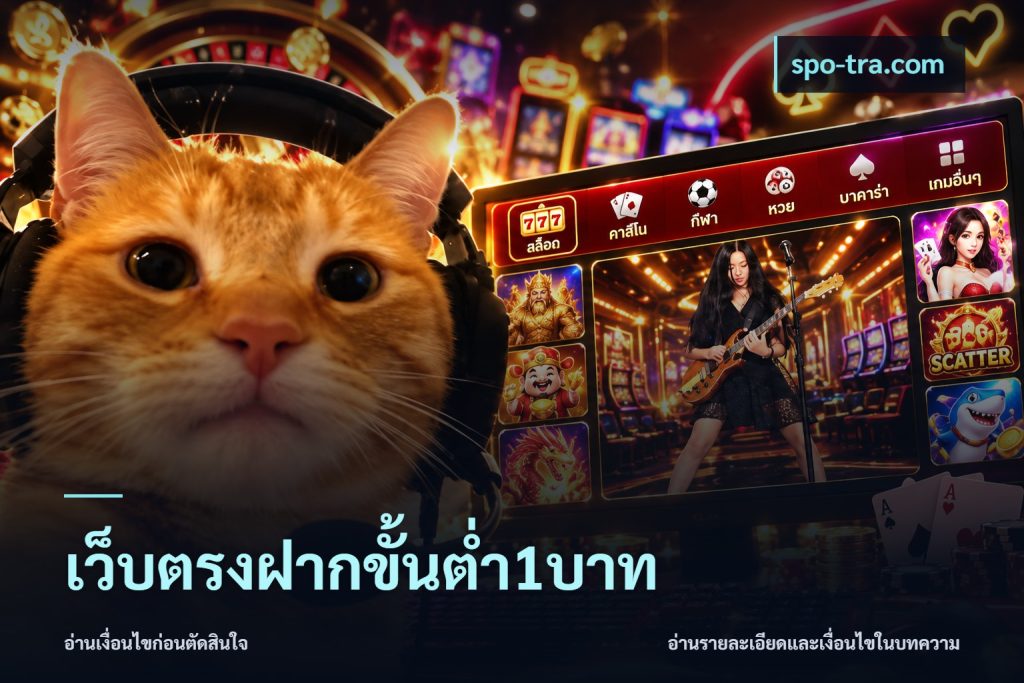เว็บตรงฝากขั้นต่ำ1บาท