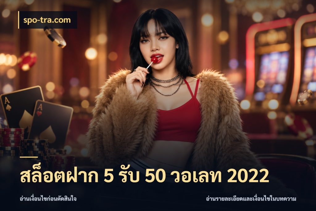 สล็อตฝาก 5 รับ 50 วอเลท 2022 สนุกกับตัวเลือกโปรในสไตล์ของคุณ กับ spo-tra.com