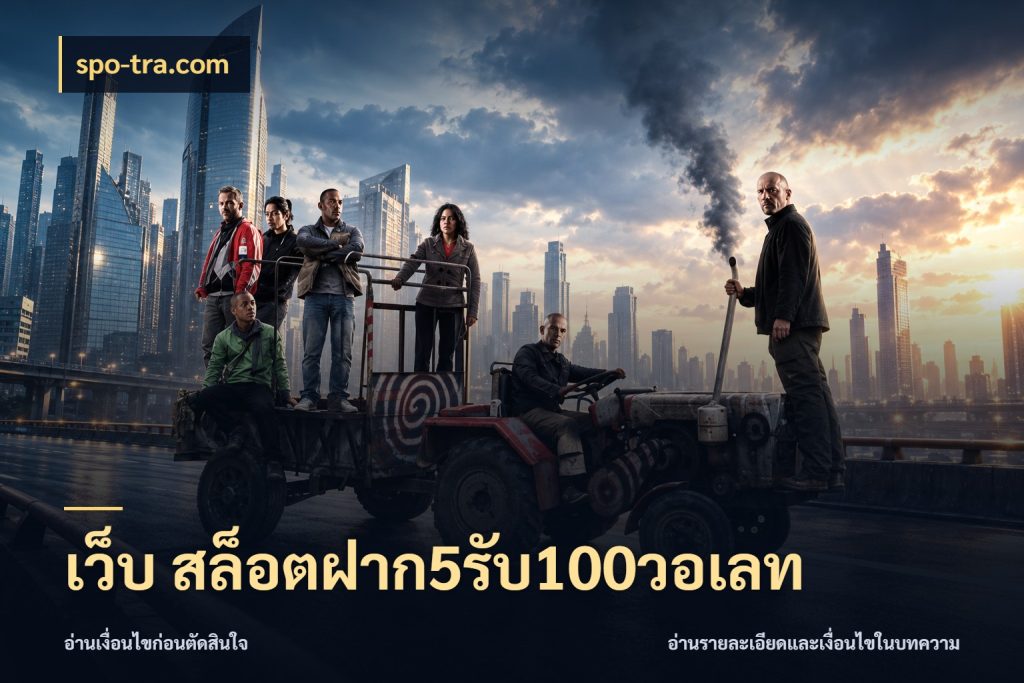 เว็บ สล็อตฝาก5รับ100วอเลท จับประเด็นยอดรับก่อนเลือกความสนุก สไตล์ spo-tra.com