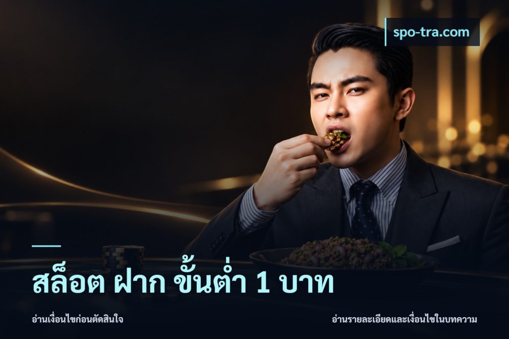 สล็อต ฝาก ขั้นต่ำ 1 บาท