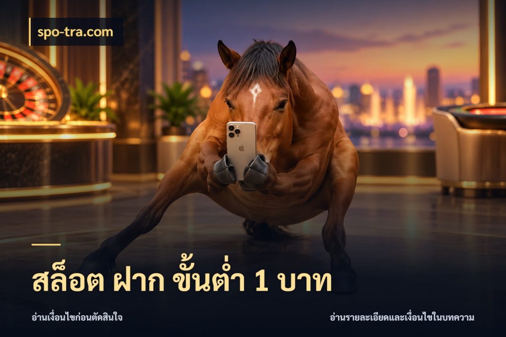 สล็อต ฝาก ขั้นต่ำ 1 บาท เงินตั้งต้นกับความสนุกที่คุณกำหนด กับ spo-tra.com