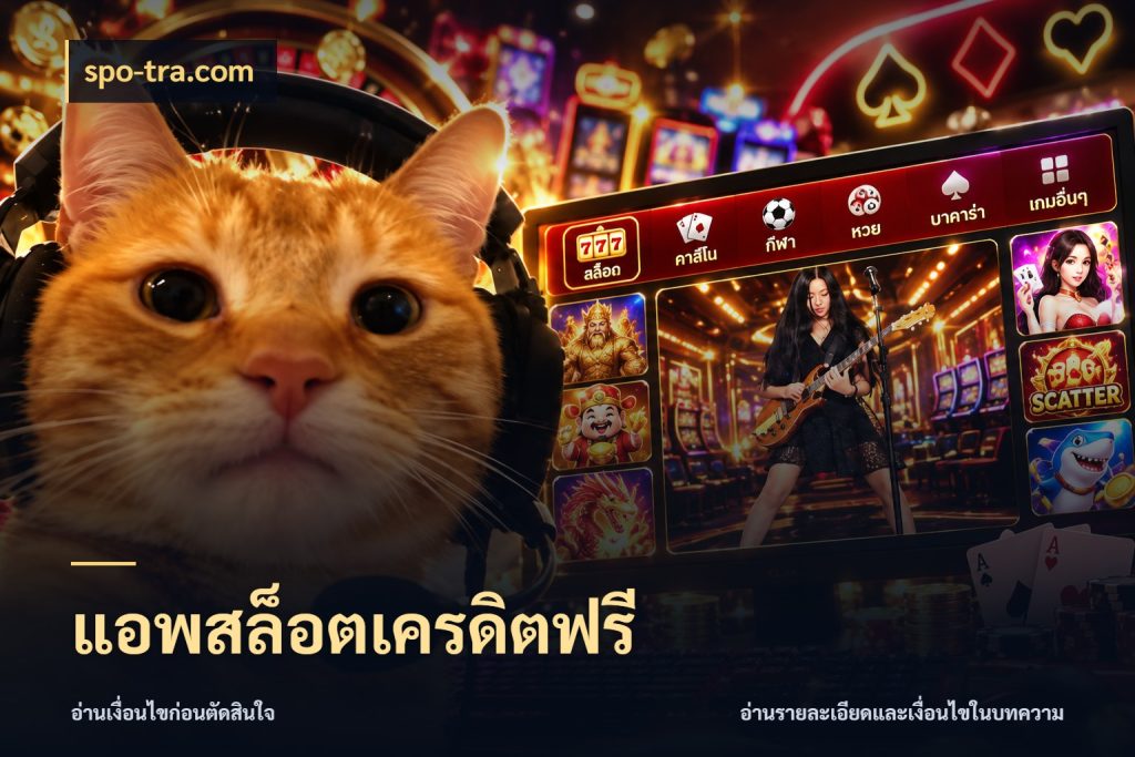 แอพสล็อตเครดิตฟรี เปิดประเด็นเครดิตฟรีสำหรับคนชอบลุ้น ในมุม spo-tra.com