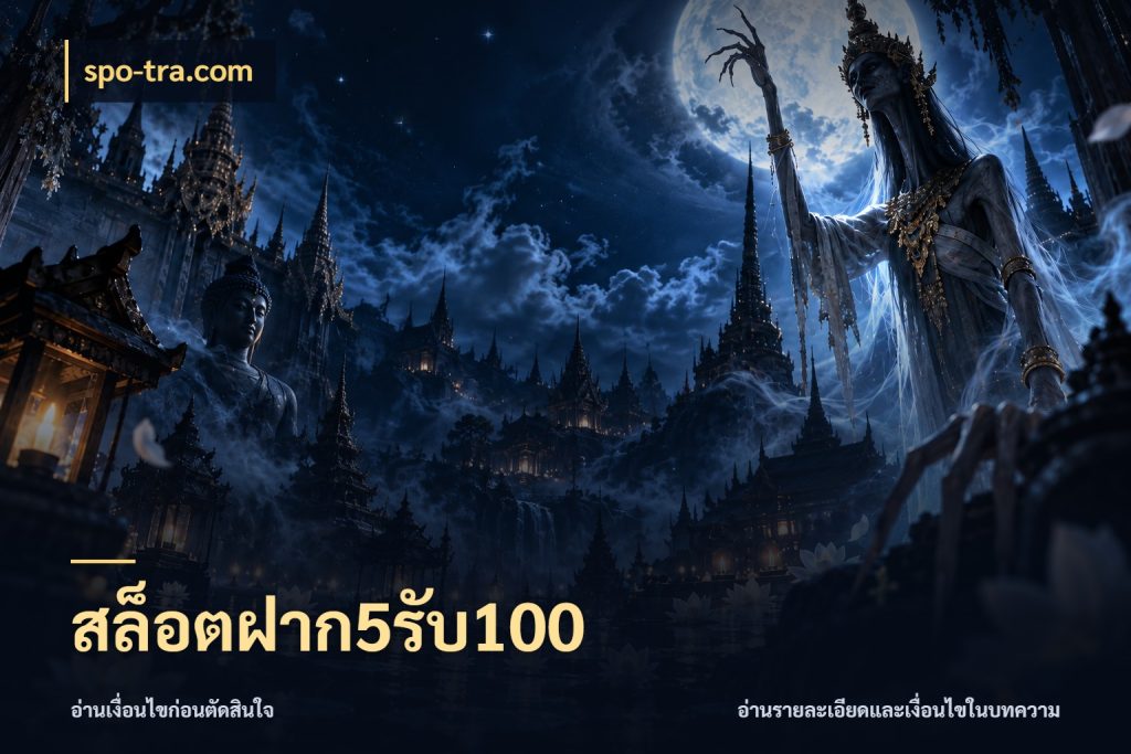 สล็อตฝาก5รับ100 จับประเด็นยอดรับก่อนเลือกความสนุก สไตล์ spo-tra.com