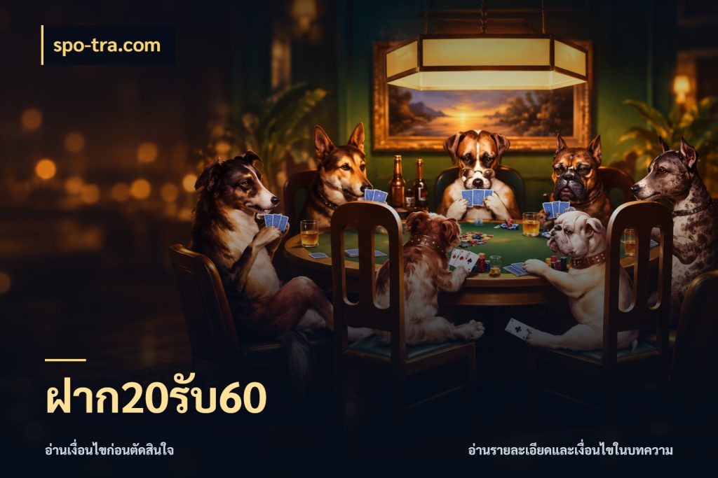 ฝาก20รับ60 รูปแบบโบนัสกับสิทธิ์ของสายเกม สไตล์ spo-tra.com