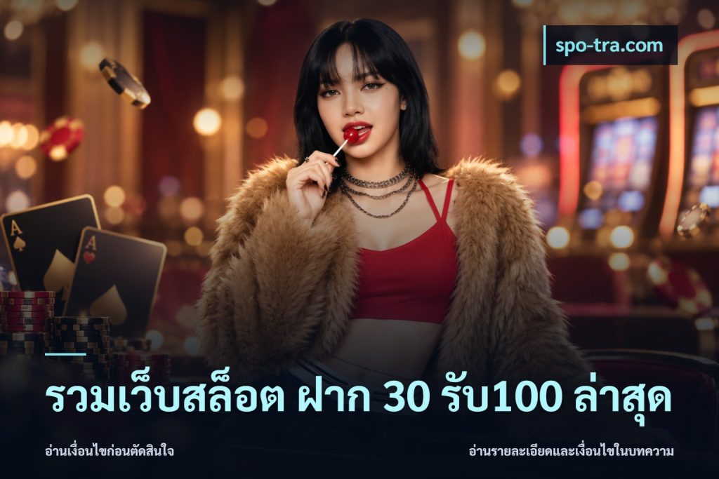 รวมเว็บสล็อต ฝาก 30 รับ100 ล่าสุด