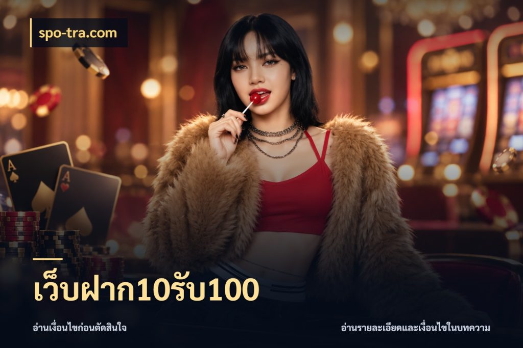 เว็บฝาก10รับ100 สีสันของโปรฝากและยอดรับ ในมุม spo-tra.com