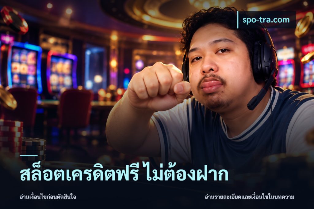 สล็อตเครดิตฟรี ไม่ต้องฝาก