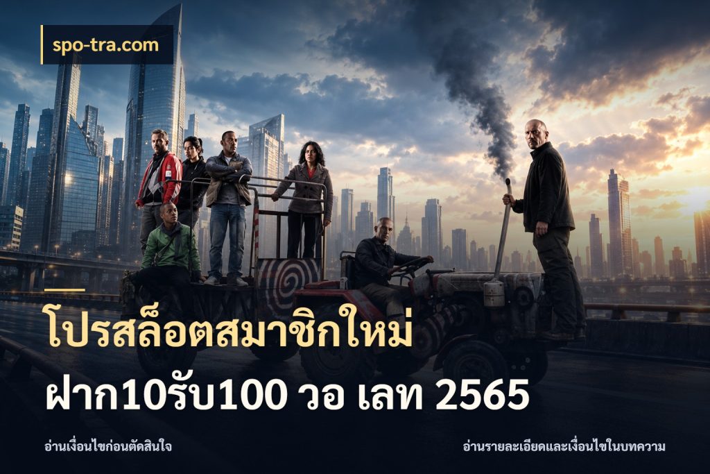 โปรสล็อตสมาชิกใหม่ ฝาก10รับ100 วอ เลท 2565 ยอดฝากและยอดรับในมุมของคนชอบลุ้น ในมุม spo-tra.com