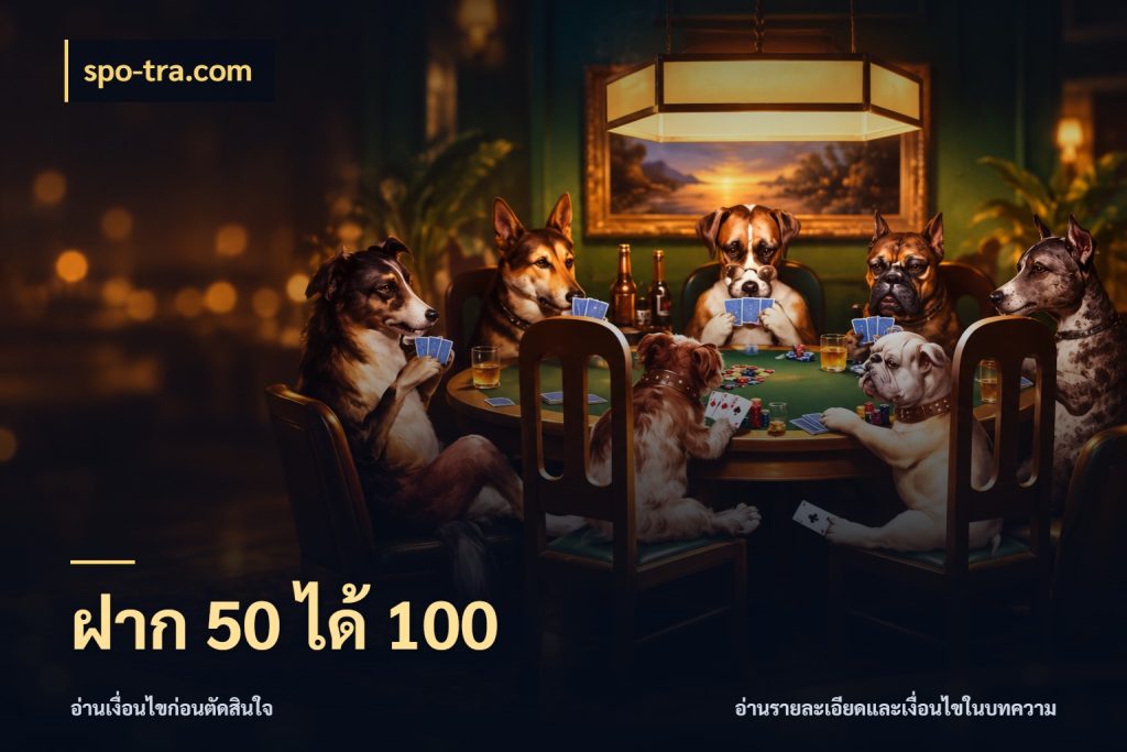 ฝาก 50 ได้ 100 spo-tra.com เปิดมุมโปรให้เข้ากับเกมแนวโปรด