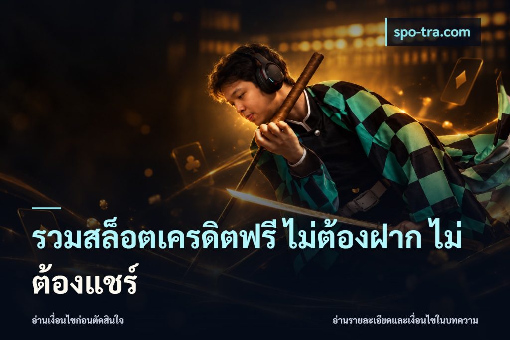 รวมสล็อตเครดิตฟรี ไม่ต้องฝาก ไม่ต้องแชร์
