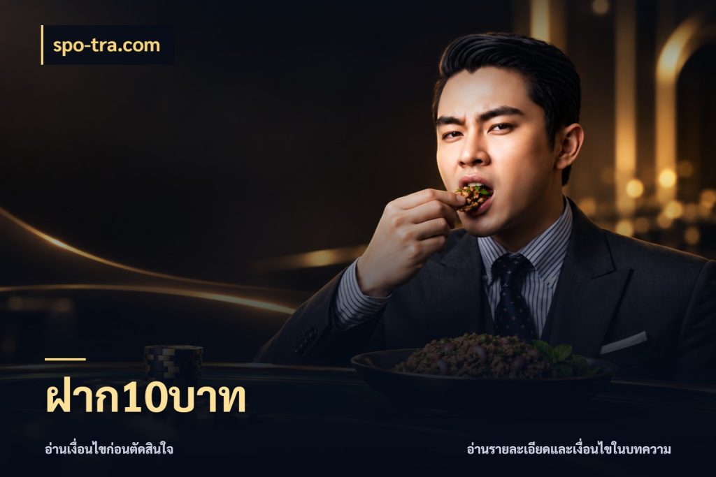 ฝาก10บาท จัดจังหวะสนุกให้เข้ากับงบที่ตั้งไว้ ในมุม spo-tra.com