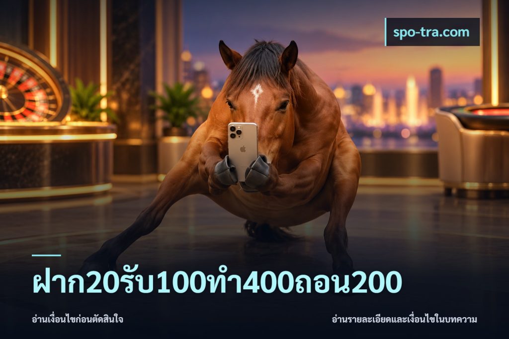 ฝาก20รับ100ทํา400ถอน200