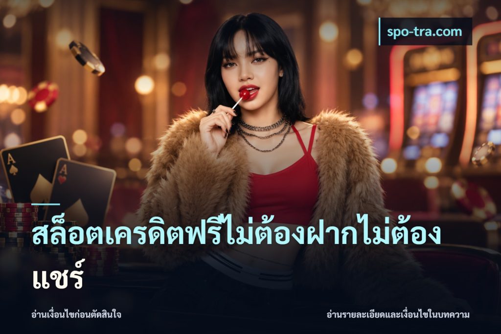 สล็อตเครดิตฟรีไม่ต้องฝากไม่ต้องแชร์