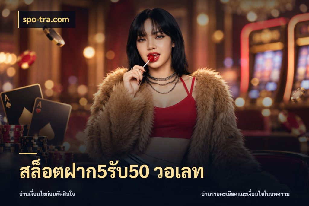 สล็อตฝาก5รับ50 วอเลท รูปแบบโบนัสกับสิทธิ์ของสายเกม สไตล์ spo-tra.com