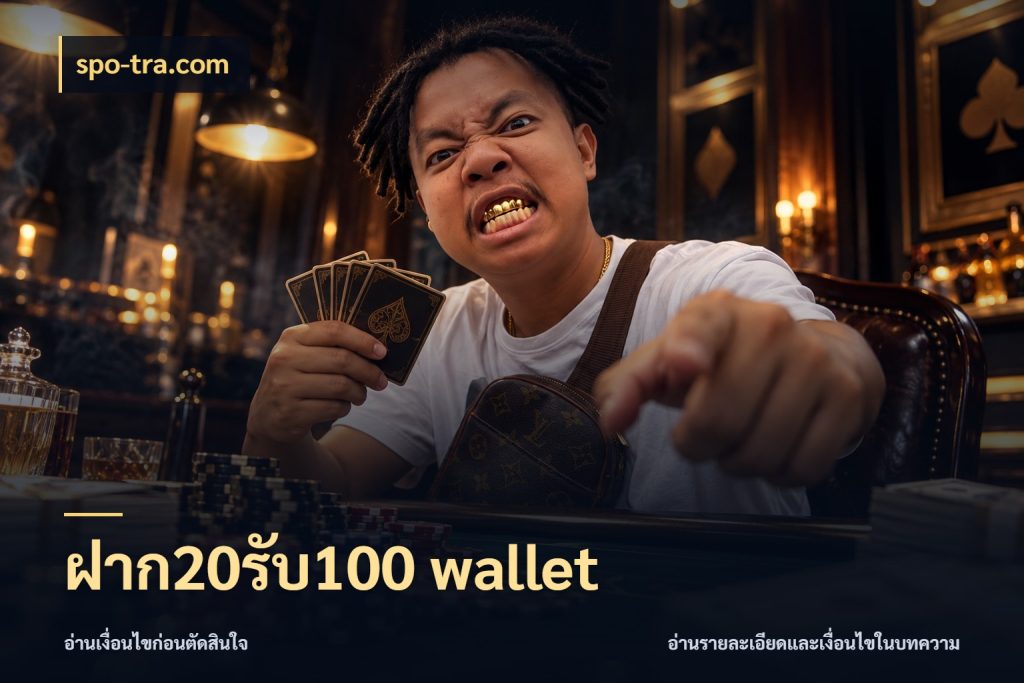 ฝาก20รับ100 wallet ยอดฝากและยอดรับในมุมของคนชอบลุ้น สไตล์ spo-tra.com