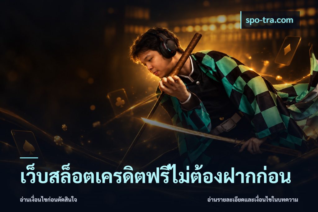 เว็บสล็อตเครดิตฟรีไม่ต้องฝากก่อน