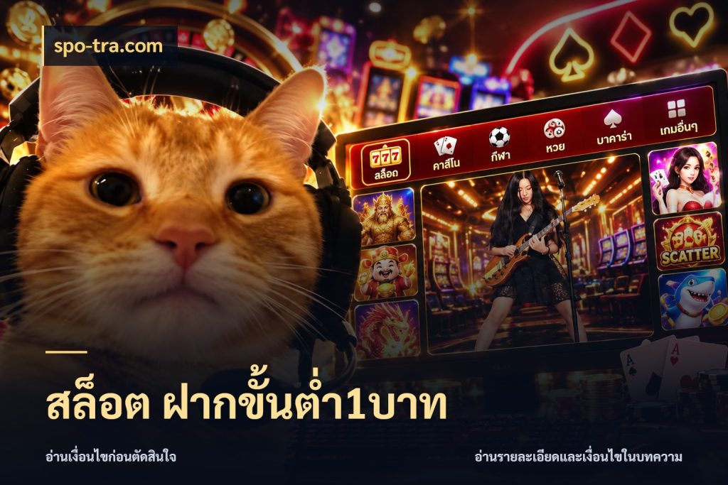 สล็อต ฝากขั้นต่ำ1บาท เลือกสไตล์จากยอดและรูปแบบที่ตรงใจ ในมุม spo-tra.com