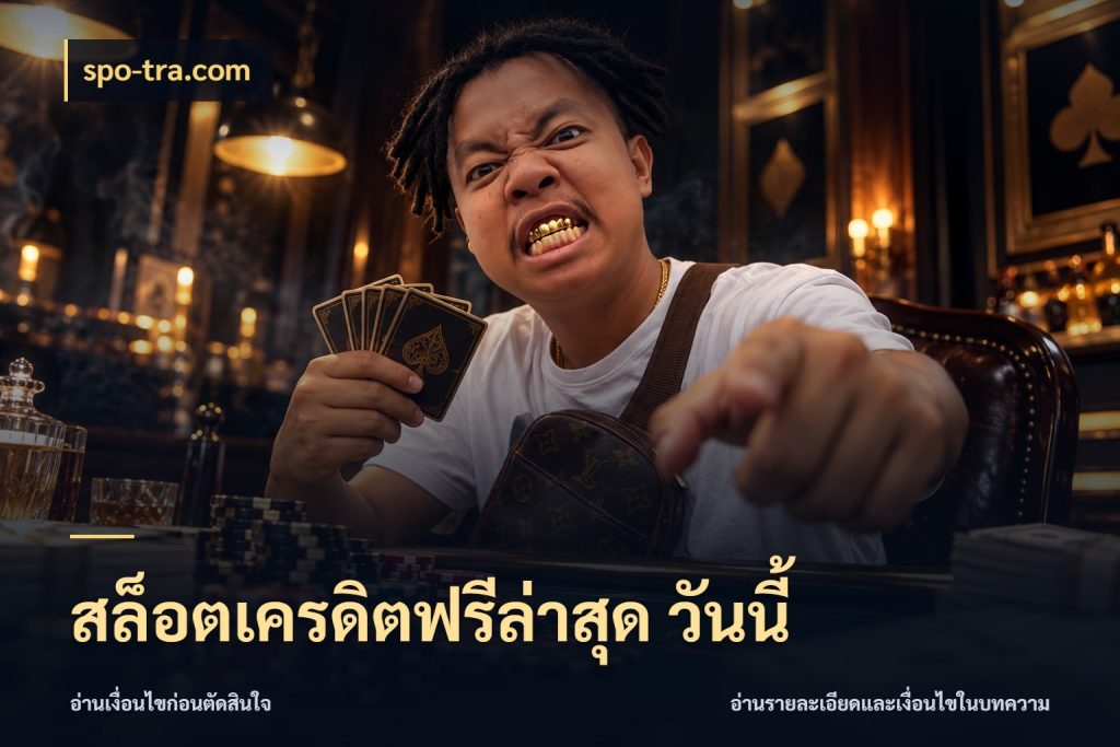 สล็อตเครดิตฟรีล่าสุด วันนี้ เปิดประเด็นเครดิตฟรีสำหรับคนชอบลุ้น ในมุม spo-tra.com