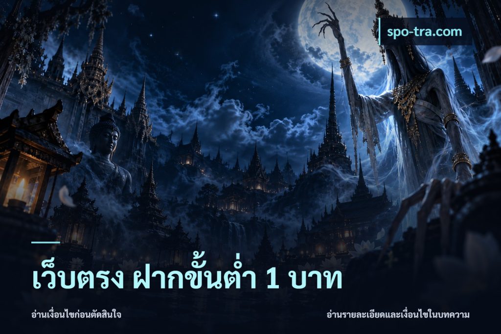 เว็บตรง ฝากขั้นต่ำ 1 บาท