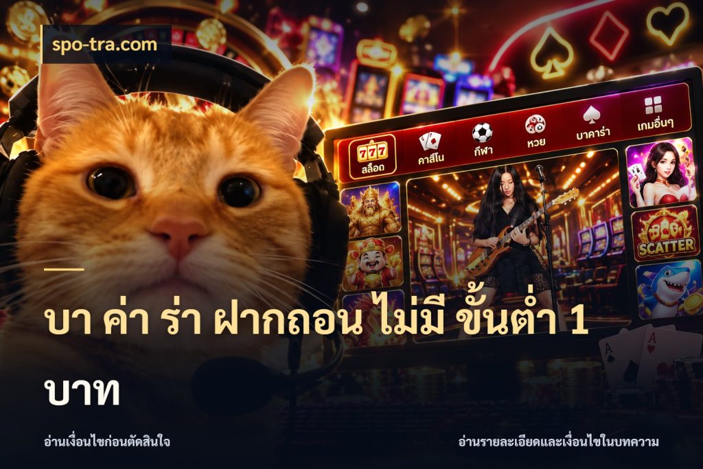 บา ค่า ร่า ฝากถอน ไม่มี ขั้นต่ำ 1 บาท มุมบริการที่คนสนใจบาคาร่าอยากรู้ กับ spo-tra.com