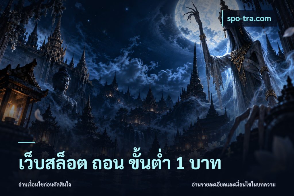เว็บสล็อต ถอน ขั้นต่ำ 1 บาท